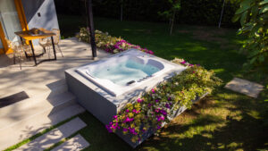 cabaña carpintero real foto terraza jacuzzi