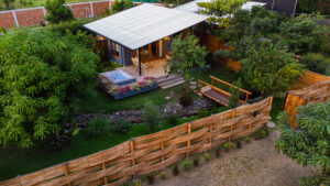 cabaña turpial amarillo foto superior area