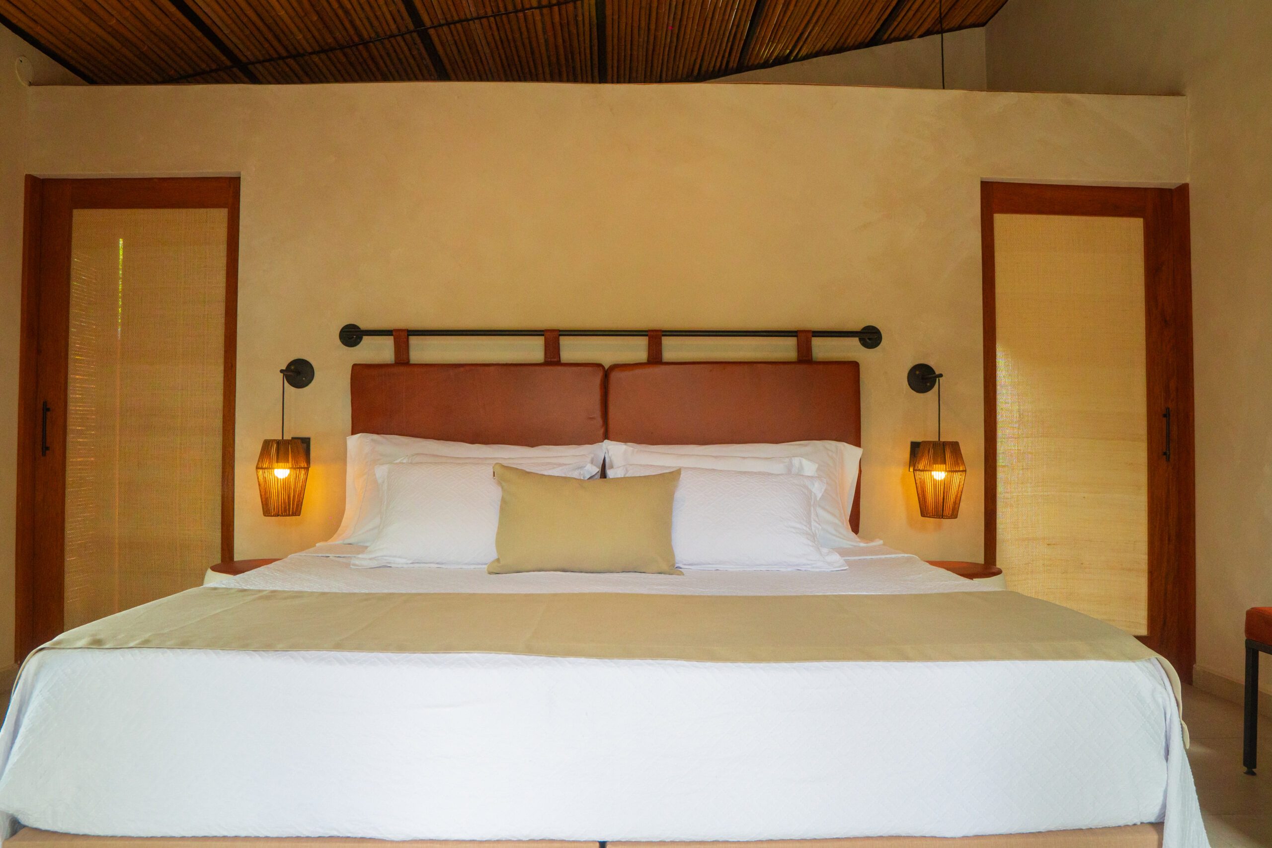 cabaña turpial amarillo foto cama king